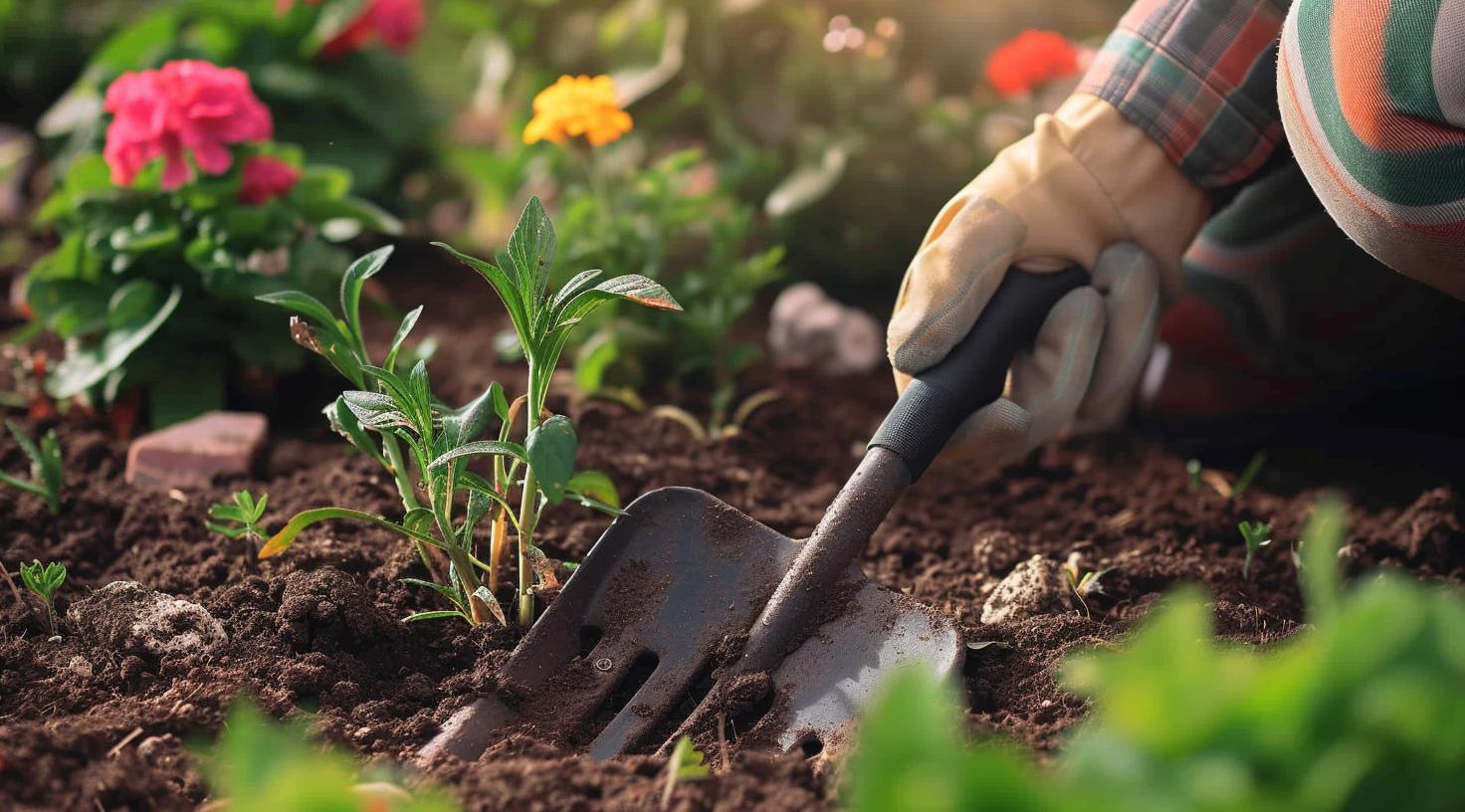 Unkraut im Rasen beseitigen